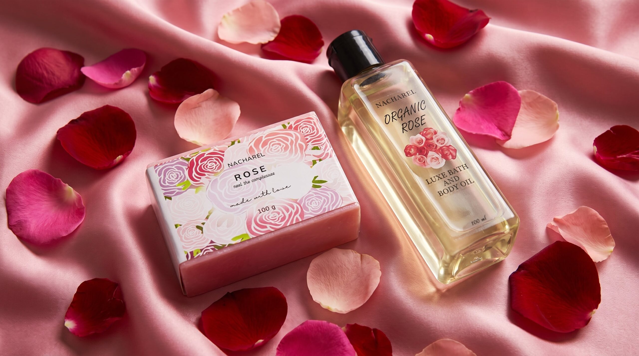 Rose soap & Body oil - Image 2