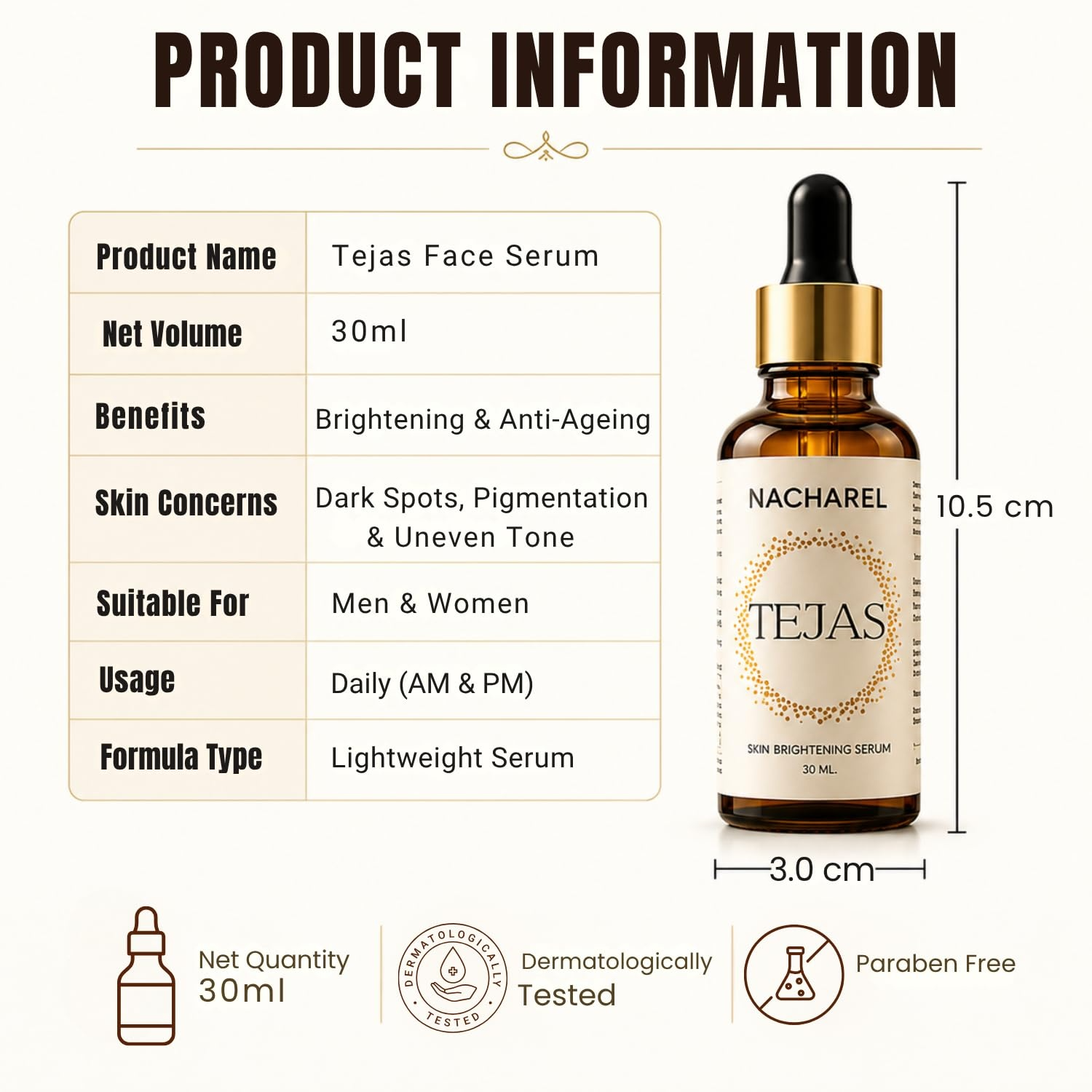 Best skincare serum for Delhi pollution defense and skin rejuvenation by Nacharel