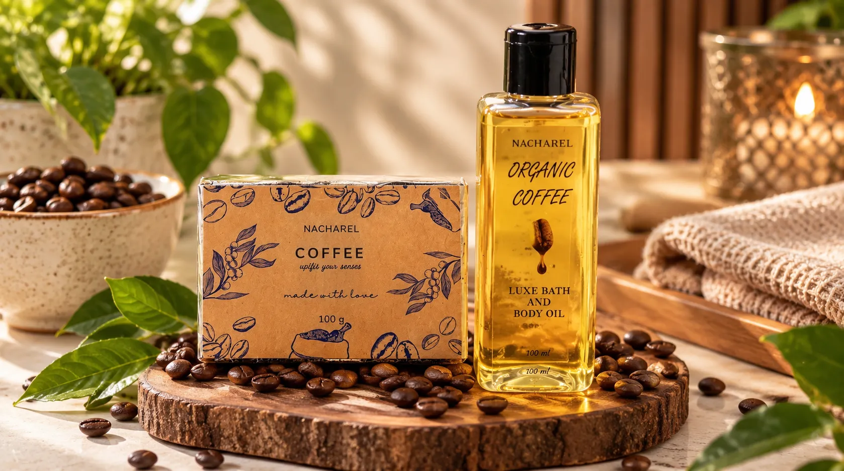 Coffee Scrub Soap & Body Oil