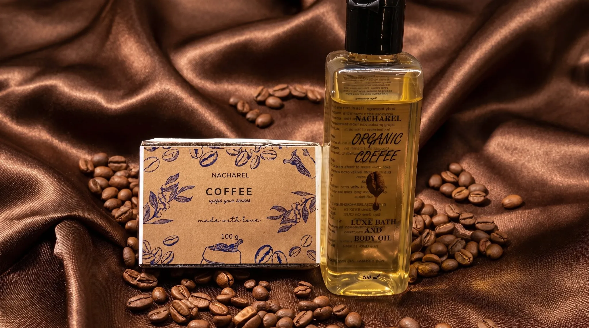 Coffee Scrub Soap & Body Oil - Image 2